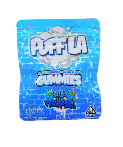 Puff LA Liquid Diamond Gummies - Blue Raspberry - 500mg